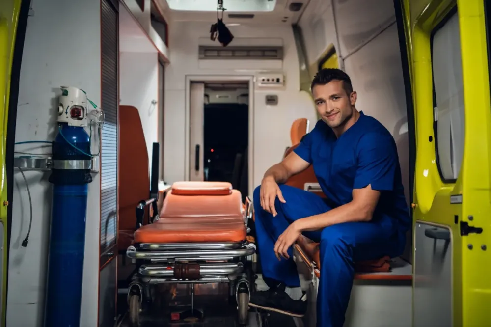 Ambulancier près de Labrit